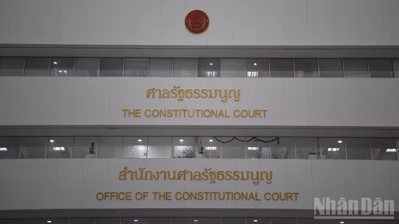 Tòa án Hiến pháp Thái Lan. (Ảnh: XUÂN SƠN)