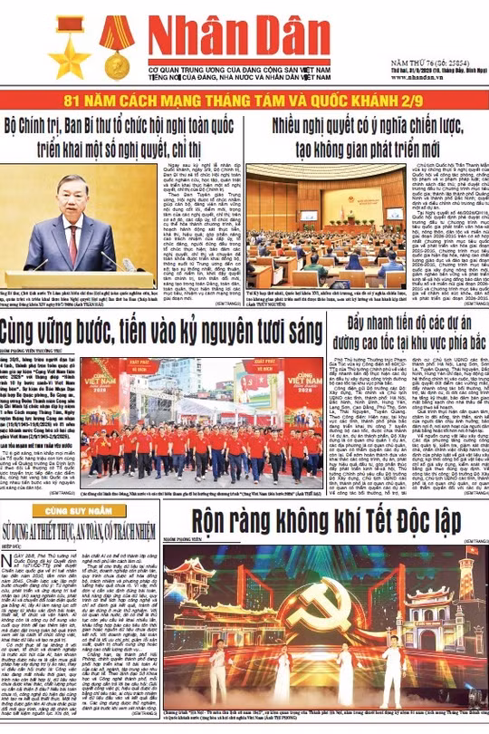 Báo Nhân Dân số 25854