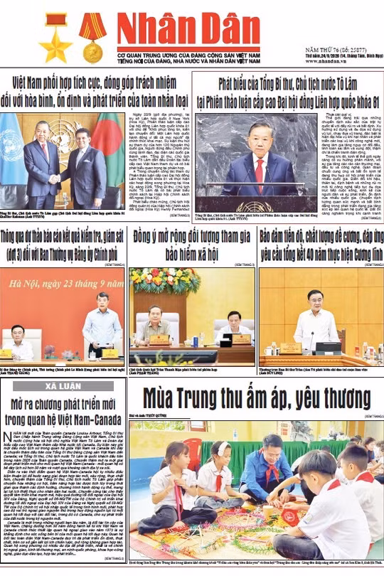 Báo Nhân Dân số 25877