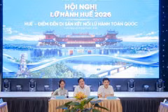 Đại diện lãnh đạo Sở Văn hóa, Thể thao và Du lịch cùng đơn vị chủ trì trao trao đổi, thảo luận tại hội nghị. (Ảnh: Lê Hoàng)