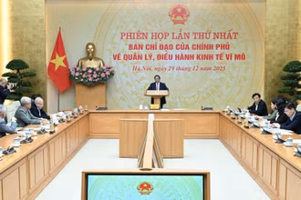 Thủ tướng Phạm Minh Chính dự và chủ trì phiên họp.