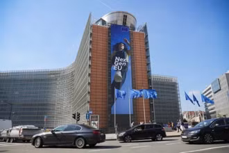 Trụ sở Ủy ban châu Âu ở Brussels, Bỉ. (Ảnh: THX/TTXVN)