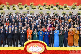 Toàn thể Ủy ban Trung ương Mặt trận Tổ quốc Việt Nam khóa XI (nhiệm kỳ 2026-2031) tại phiên bế mạc.