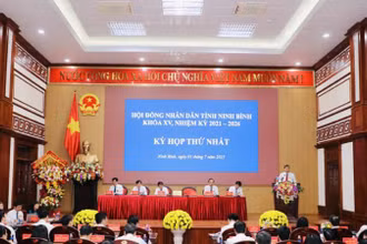 Các đại biểu dự hội nghị.