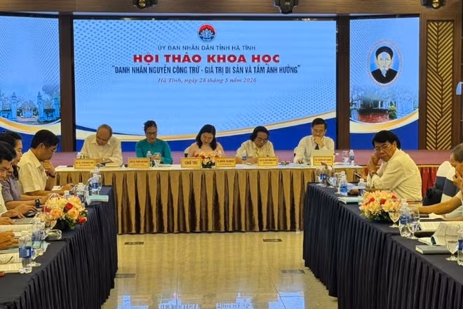 Hội thảo khoa học "Danh nhân Nguyễn Công Trứ - Giá trị di sản và tầm ảnh hưởng" được tổ chức nhằm tạo cơ sở khoa học cho việc xây dựng hồ sơ khoa học đề nghị UNESCO vinh danh Danh nhân Nguyễn Công Trứ.