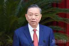 Tổng Bí thư, Chủ tịch nước Tô Lâm phát biểu bế mạc Hội nghị. (Ảnh: ĐĂNG KHOA)