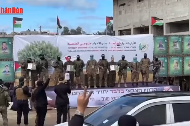 [Video] Lực lượng Hamas mong sớm bắt đầu hoạt động trao đổi con tin, tù nhân