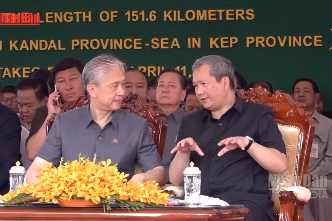 [Video] Campuchia khởi công giai đoạn II dự án kênh đào Funan Techo 