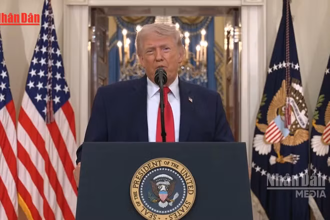 [Video] Tổng thống Mỹ D. Trump để ngỏ khả năng dừng chiến sự tại Iran 