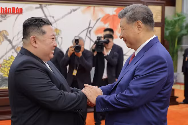 [Video] Nhà lãnh đạo Triều Tiên ủng hộ lợi ích phát triển của Trung Quốc 