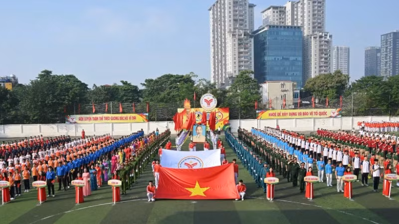 Đại hội Thể dục thể thao cấp cơ sở của Hà Nội đã góp phần thúc đẩy phong trào luyện tập thể thao trong nhân dân.