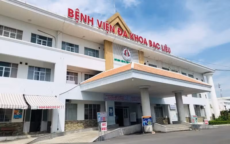 Bệnh viện đa khoa Bạc Liêu thuộc tỉnh Cà Mau. (Ảnh: TRỌNG DUY)