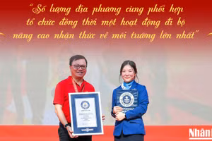 [Infographic] Những con số ấn tượng trong chương trình đi bộ "Cùng Việt Nam tiến bước" năm 2026