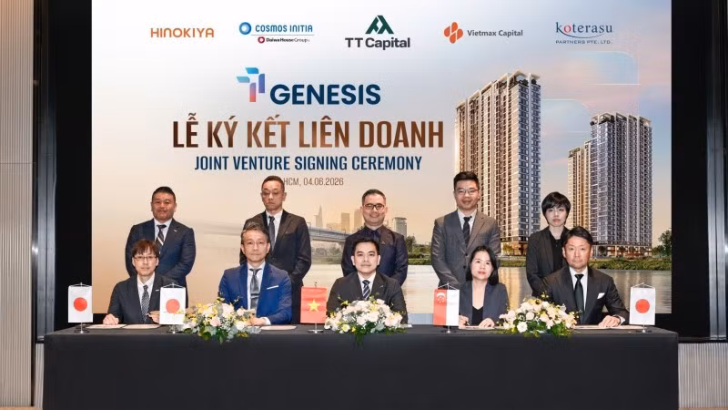 Đại diện các doanh nghiệp ký kết hợp tác.