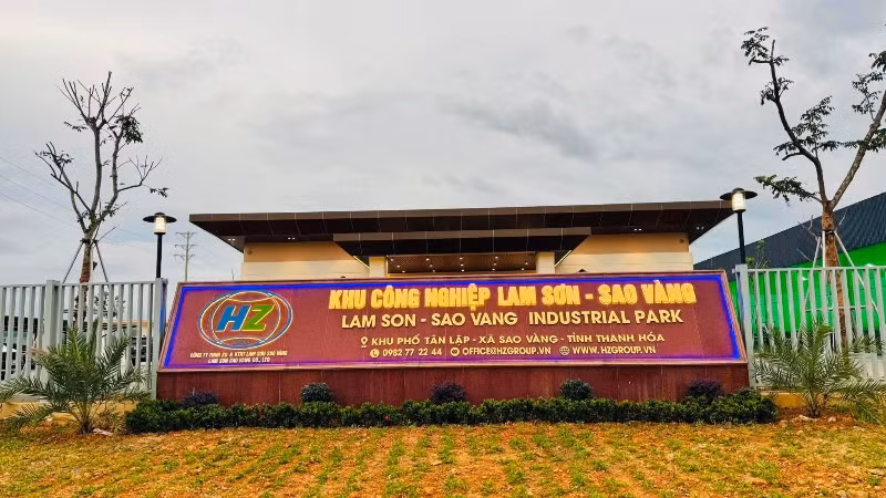 Khu công nghiệp Lam Sơn-Sao Vàng.