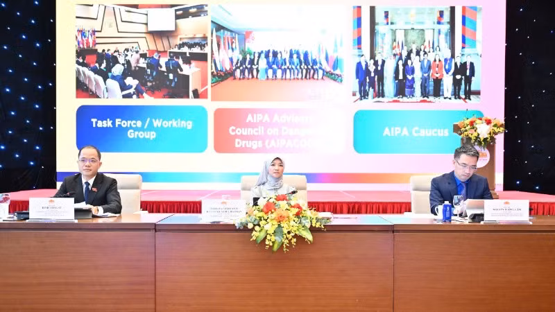 Việc tổ chức hoạt động AIPA Roadshow nhằm thể hiện sự tham gia tích cực, chủ động và có trách nhiệm của Quốc hội Việt Nam nói chung, các Đại biểu Quốc hội trẻ nói riêng. (Ảnh: THẾ ANH)