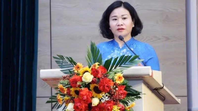 Phó Chủ tịch Ủy ban Trung ương Mặt trận Tổ quốc Việt Nam, Chủ tịch Hội Liên hiệp Phụ nữ Việt Nam Nguyễn Thị Tuyến phát biểu bế mạc.