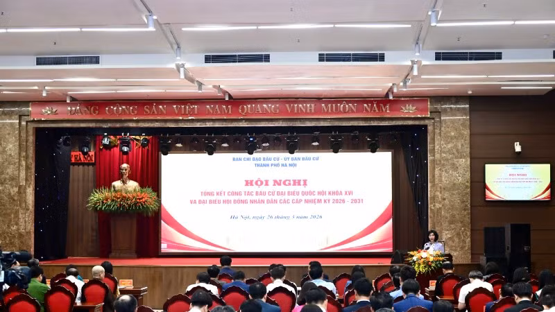 Hà Nội là địa phương đầu tiên trên cả nước tổng kết công tác bầu cử.