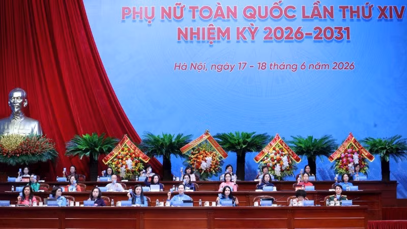 Đoàn Chủ tịch Đại hội. 