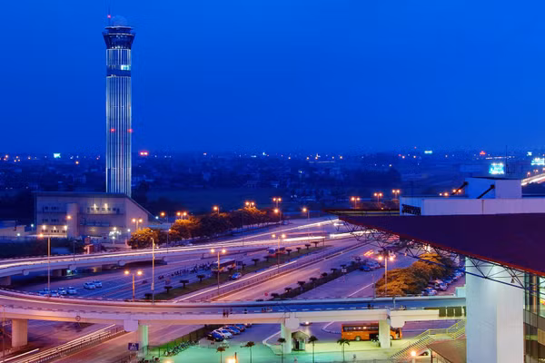 Đài kiểm soát không lưu tại Cảng hàng không quốc tế Nội Bài. (Ảnh: Cục Hàng không Việt Nam)