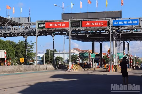Trạm thu phí Bến Thủy tạm dừng thu phí từ ngày 20/10/2026.