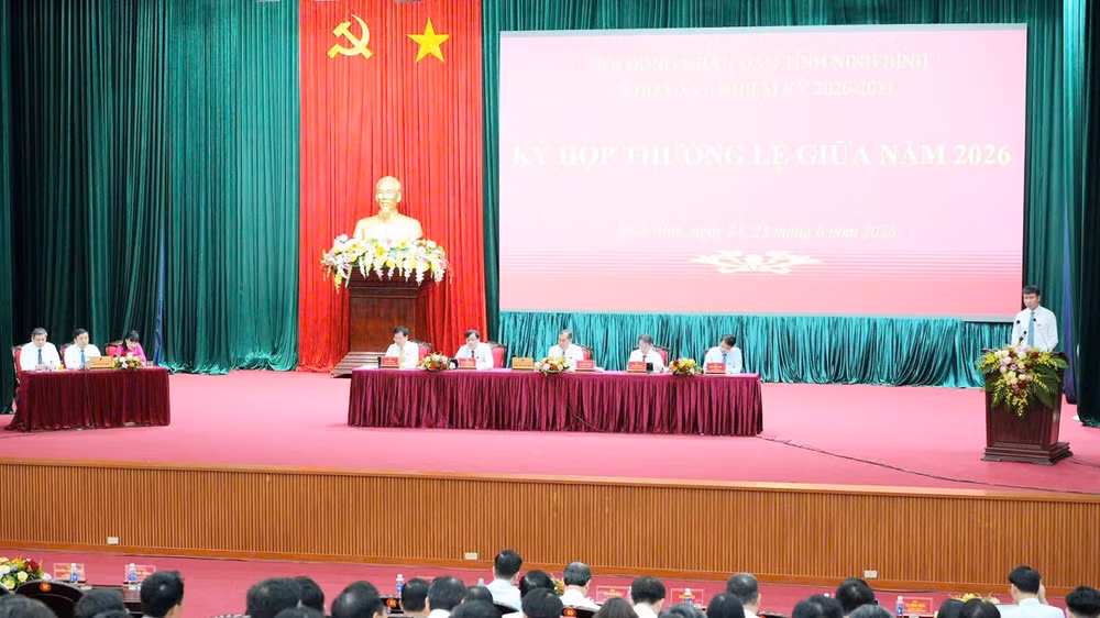 Quang cảnh kỳ họp.
