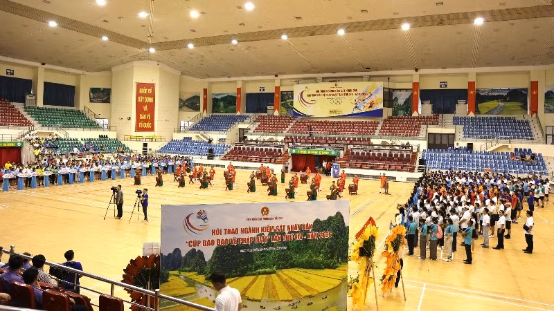 Quang cảnh Hội thao.