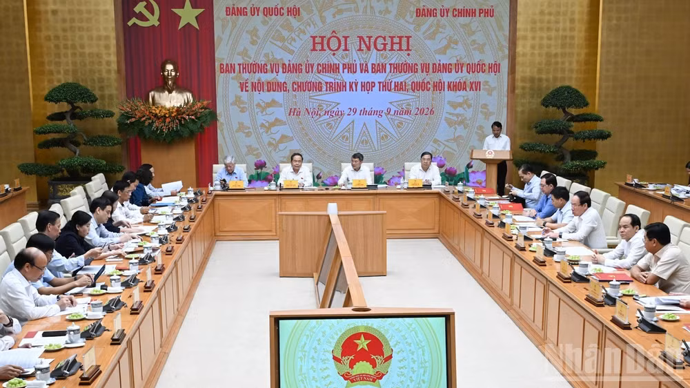 Quang cảnh hội nghị. (Ảnh: TRẦN HẢI)
