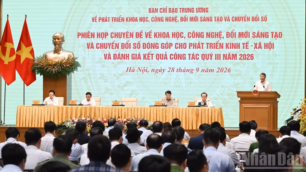 Quang cảnh hội nghị. (Ảnh: TRẦN HẢI)