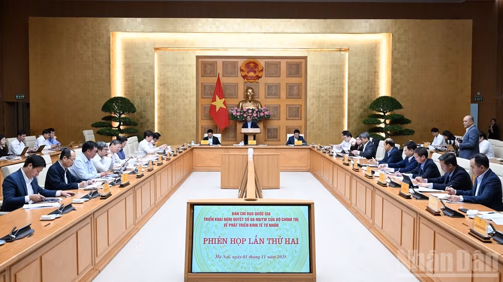 Quang cảnh phiên họp. (Ảnh: Trần Hải) 