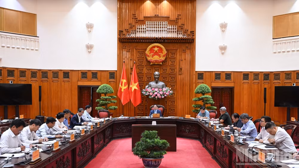 Quang cảnh cuộc họp. (Ảnh: TRẦN HẢI)
