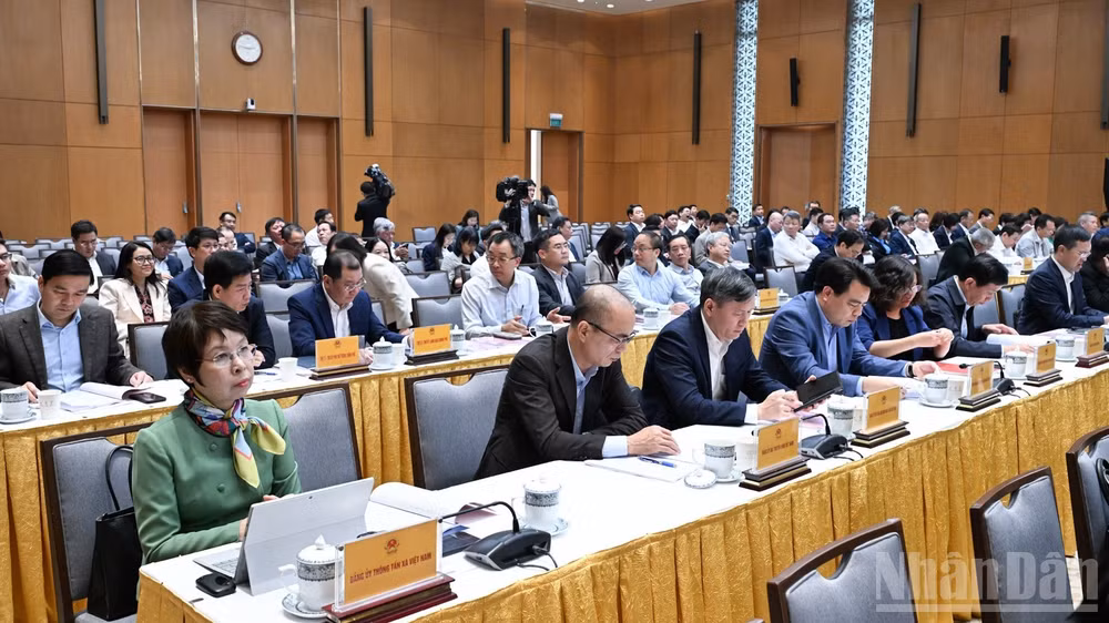 Các đại biểu tham dự Hội nghị. (Ảnh: Trần Hải)