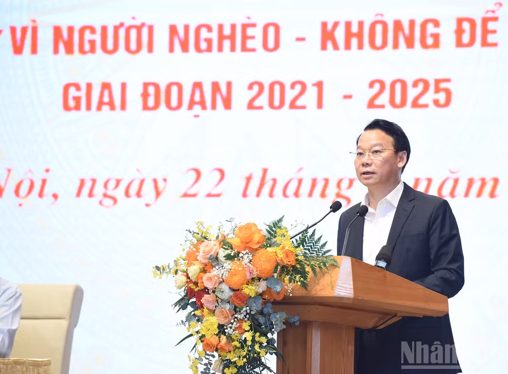 Bộ trưởng Nông nghiệp và Môi trường Đỗ Đức Duy phát biểu ý kiến tại Hội nghị. (Ảnh: TRẦN HẢI)