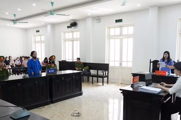 Quang cảnh phiên tòa. (Ảnh: HN)