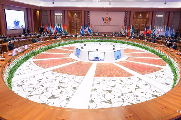 Hội nghị thượng đỉnh BRICS ở New Delhi, Ấn Độ ngày 12/9/2026. Ảnh: ANI/TTXVN