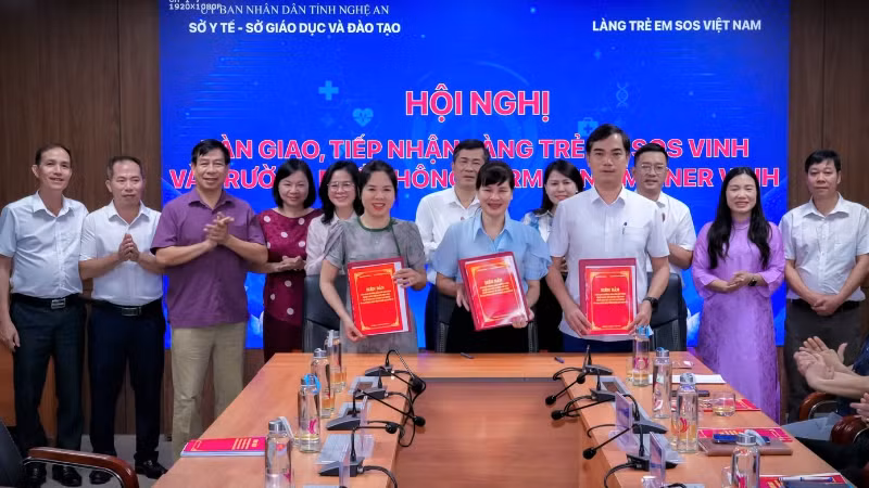 Trường phổ thông Hermann Gmeiner Vinh được tỉnh Nghệ An giao cho Sở Giáo dục và Đào tạo trực tiếp điều hành. (Ảnh: THÀNH CHUNG)
