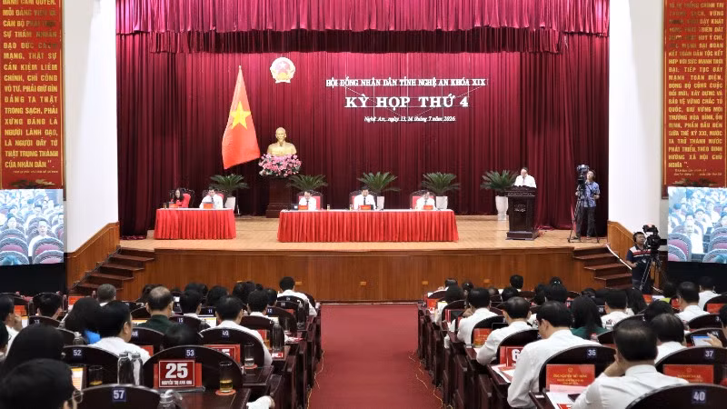 Quang cảnh kỳ họp.