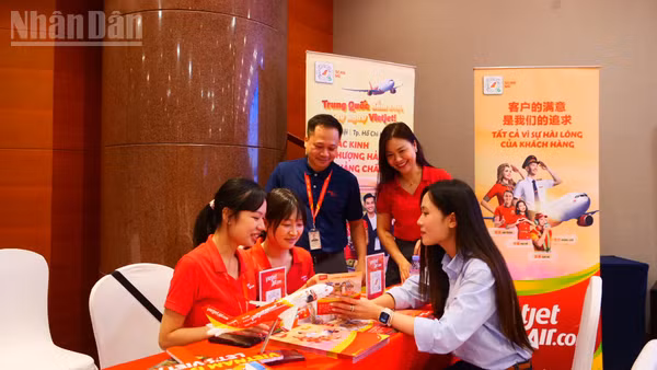 Các hoạt động kết nối doanh nghiệp lữ hành tại chương trình.