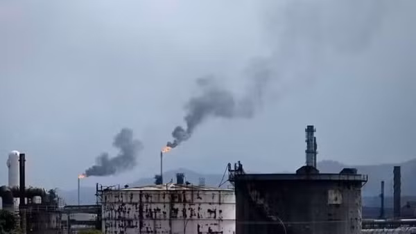 Khu liên hợp công nghiệp hóa dầu ở Anzoategui, Venezuela. (Ảnh: THX/TTXVN)