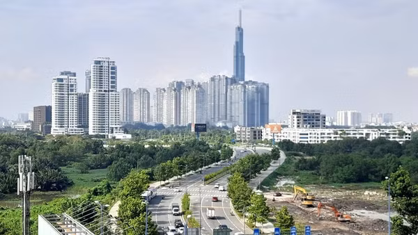 Một góc Thành phố Hồ Chí Minh. (Ảnh: Cộng tác viên)