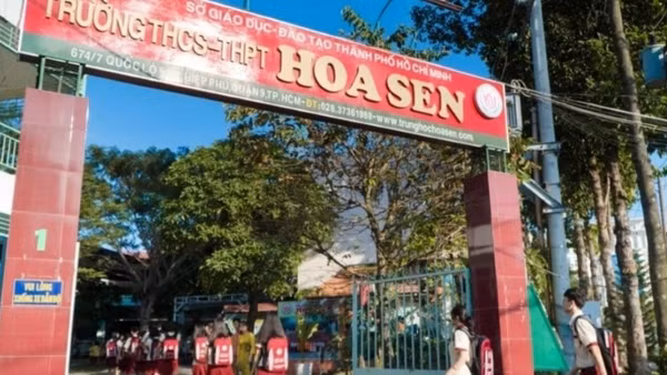 Cơ sở 2 của Trường trung học cơ sở và trung học phổ thông Hoa Sen. (Ảnh: CTV)