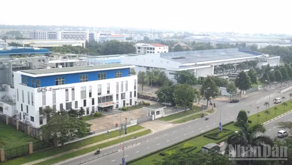 Một góc Khu Công nghệ cao Thành phố Hồ Chí Minh (Ảnh: CAO TÂN)