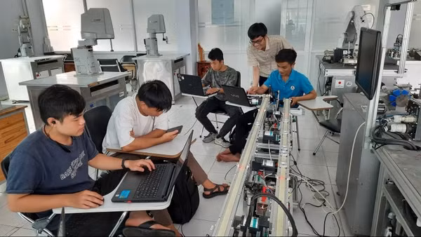 Đào tạo nguồn nhân lực tự động hóa tại Khu Công nghệ cao Thành phố Hồ Chí Minh. (Ảnh: CTV)