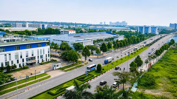 Một góc Khu Công nghệ cao Thành phố Hồ Chí Minh.