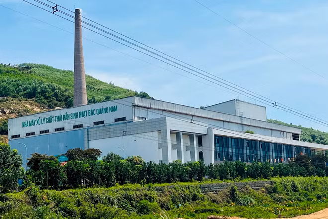 Nhà máy xử lý chất thải rắn sinh hoạt Bắc Quảng Nam, tỉnh Quảng Nam. (Ảnh: ANH QUÂN-ĐỖ VẠN)