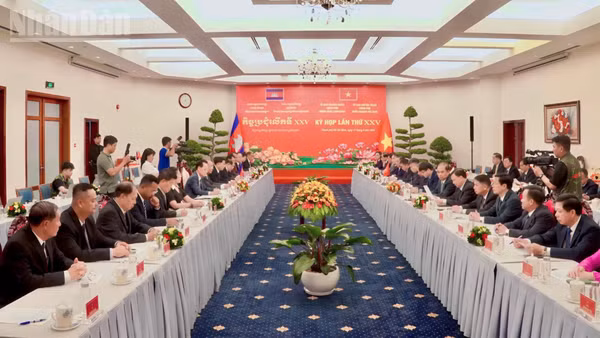 Quang cảnh kỳ họp lần thứ XXV. (Ảnh: LÊ THÀNH)