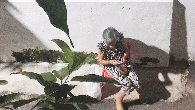 Cụ già đầu ngõ