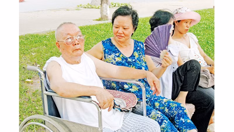 Nhu cầu nhân lực chăm sóc người cao tuổi đang ngày càng tăng. Ảnh: BẮC SƠN