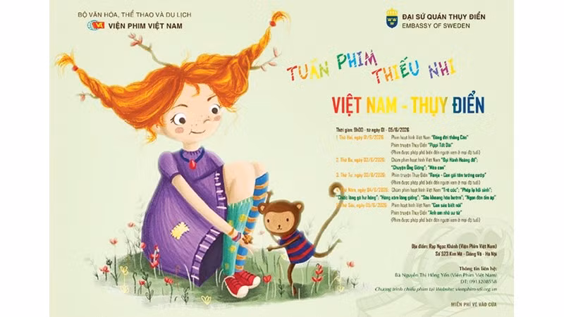 Chiếu miễn phí phim thiếu nhi Việt Nam - Thụy Điển