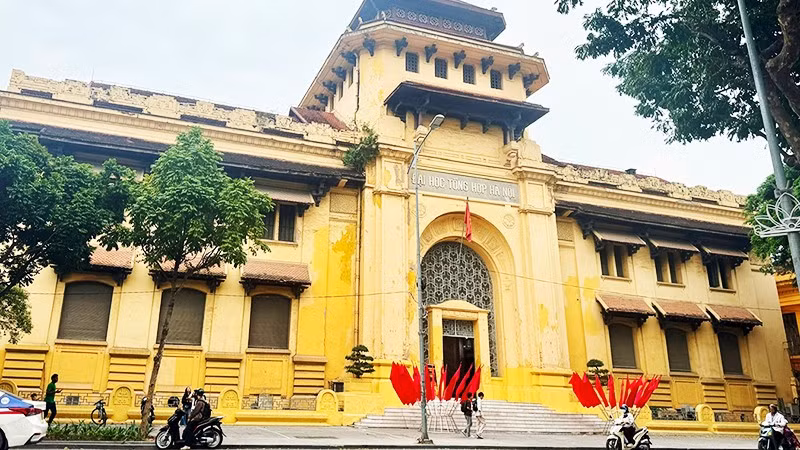 Công trình 19 Lê Thánh Tông trở thành mối quan tâm của giới chuyên môn về đề xuất xây dựng một bảo tàng tôn vinh tri thức. Ảnh: NAM DƯƠNG